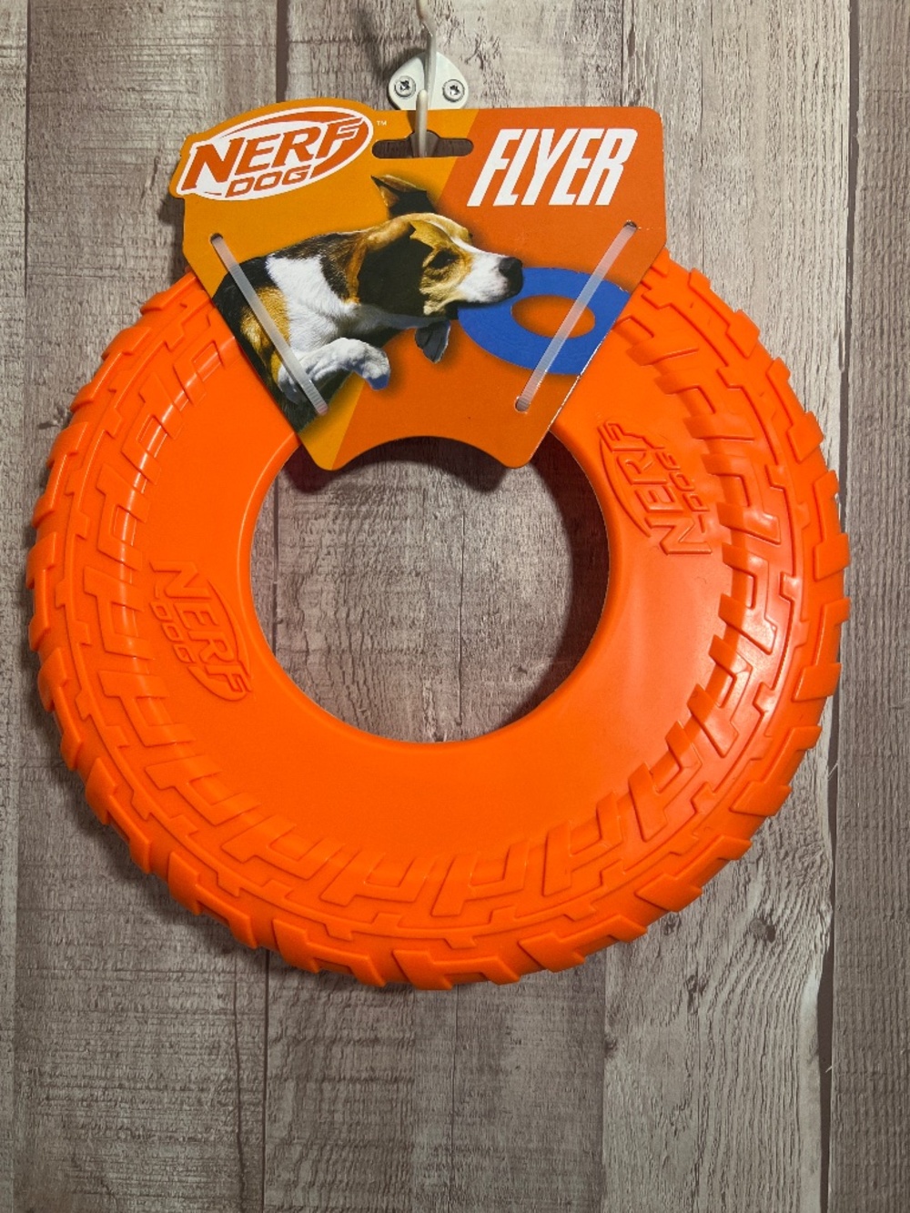 NWT, NERF Dog Flyer Orange Frisbee